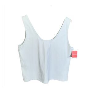 Spanx The Get Moving Fitted Crop Top Shirt Size 1X NWT